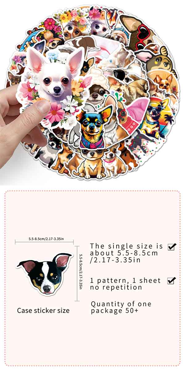  チワワ ステッカー5