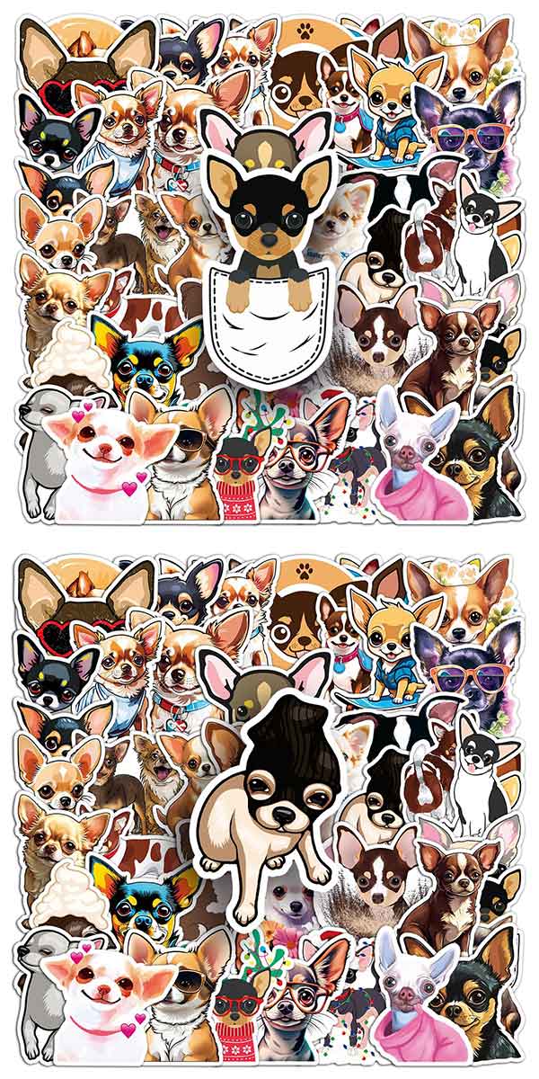  チワワ ステッカー6