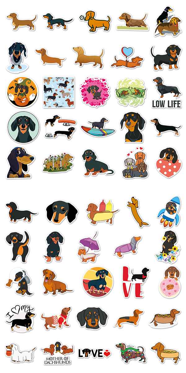  レダックスフンド ステッカー1