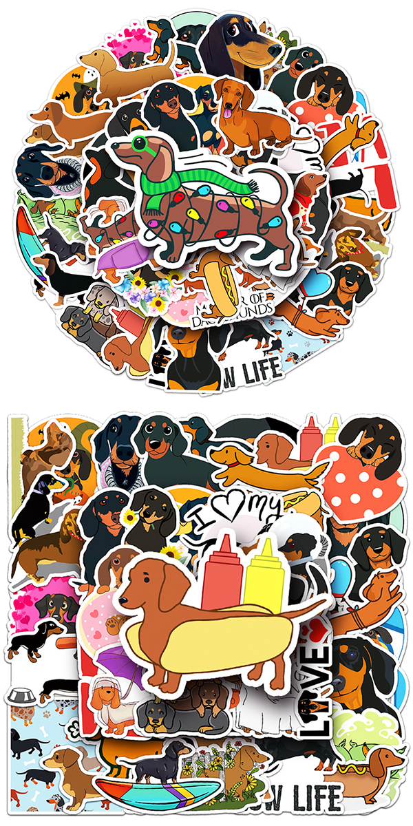  レダックスフンド ステッカー1