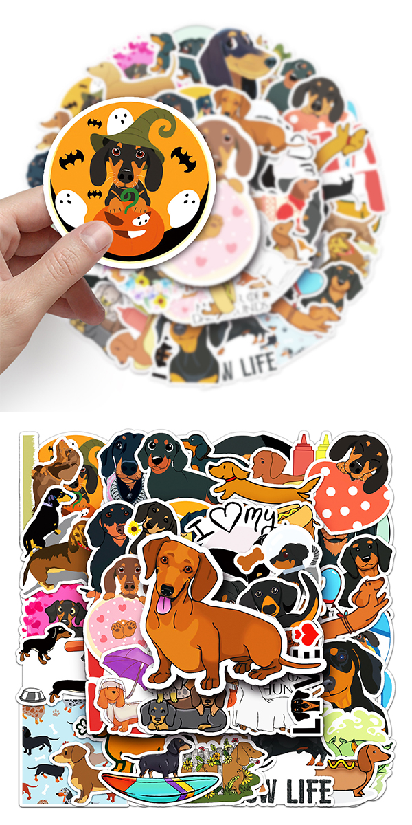  レダックスフンド ステッカー1