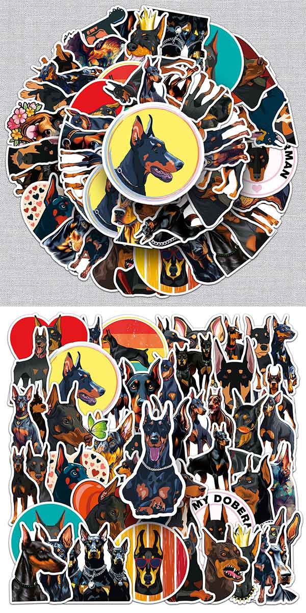  ドーベルマン ステッカー3