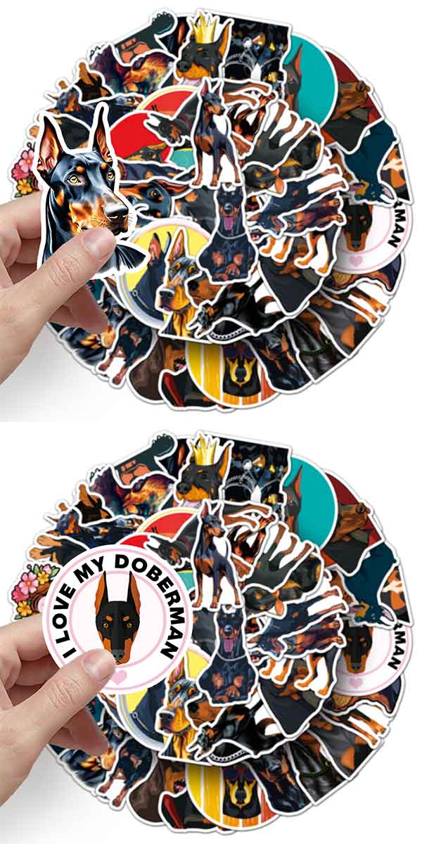  ドーベルマン ステッカー5