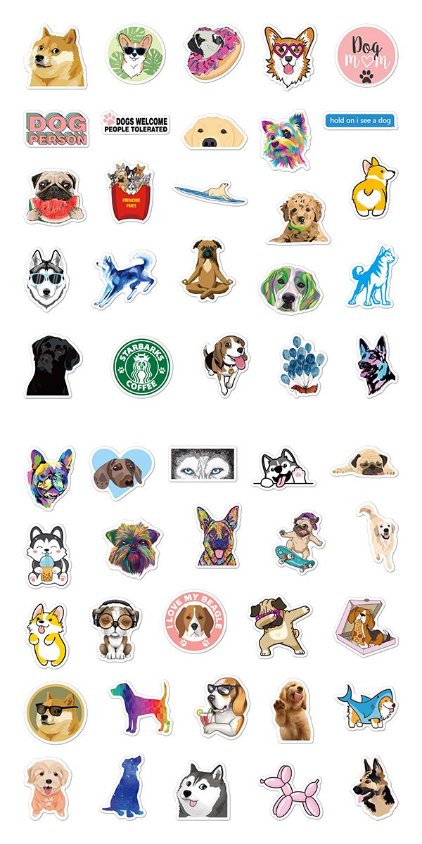  犬 ステッカー2