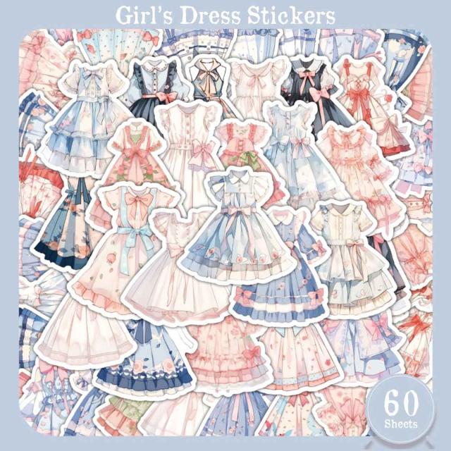  ドレス ステッカー1