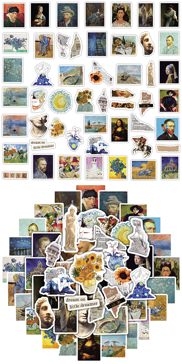  名画 ステッカー2