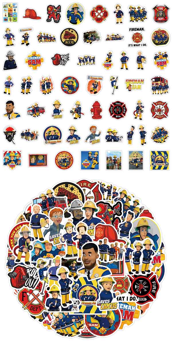 ファイヤーマンサム ステッカー2