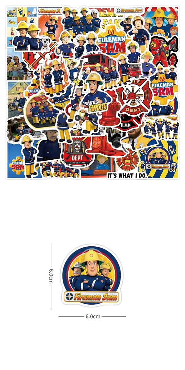 ファイヤーマンサム ステッカー4