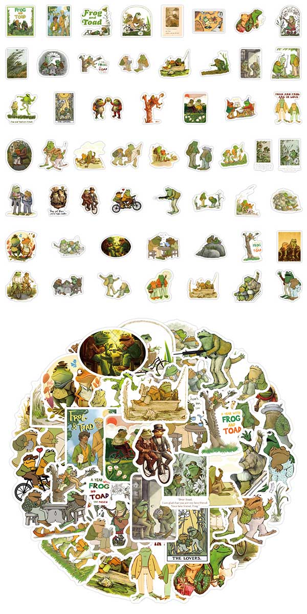 がまくんとかえるくん ステッカー 2