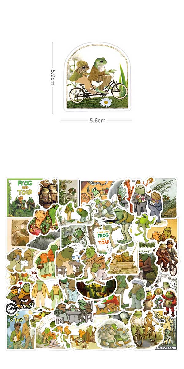 がまくんとかえるくん ステッカー 4