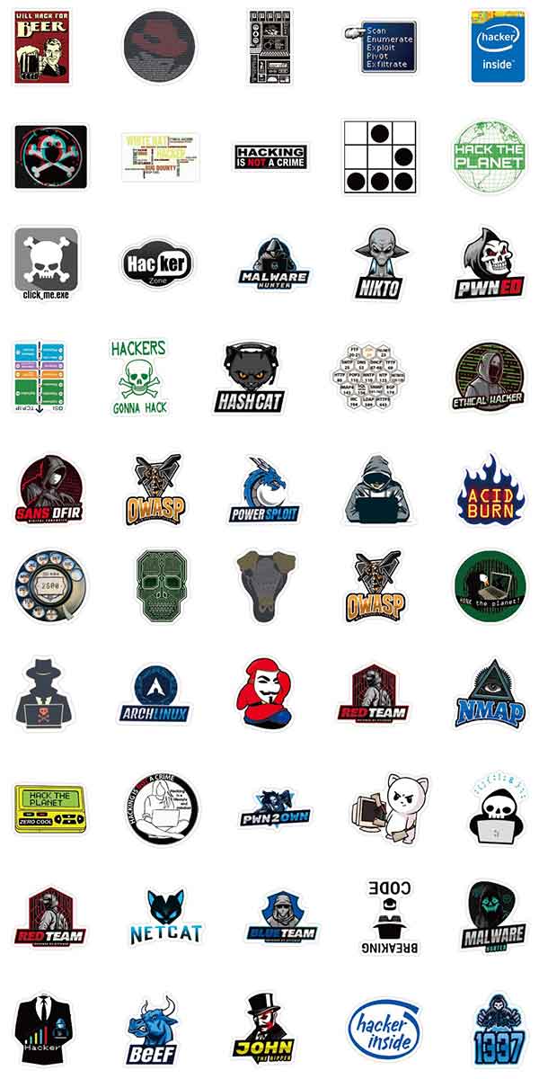  ハッカー ステッカー 2