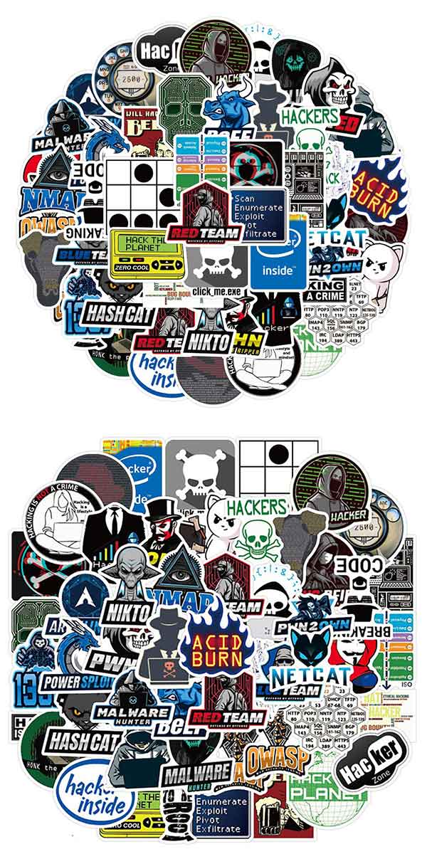  ハッカー ステッカー 3