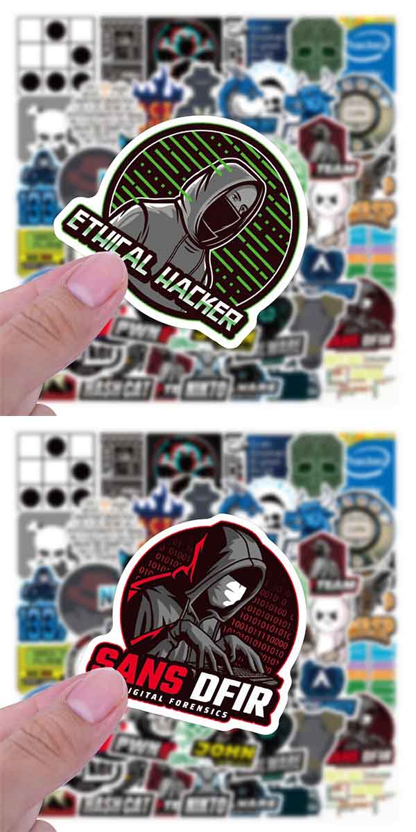  ハッカー ステッカー 4