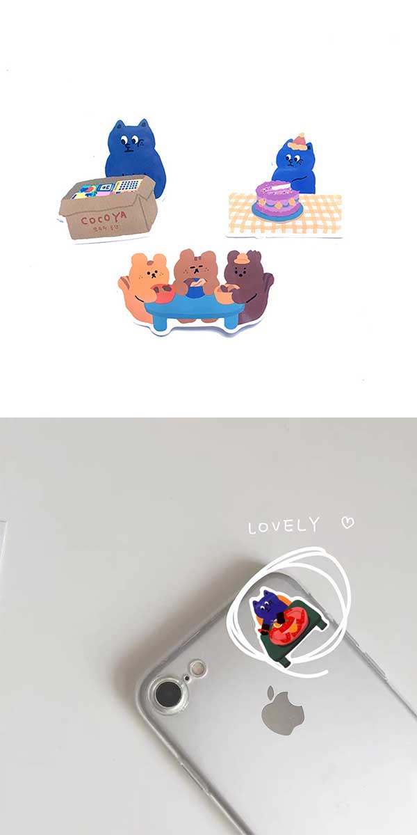 ハルモン ステッカー 3