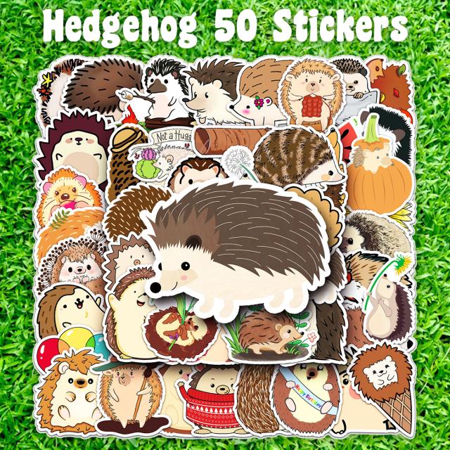  ハリネズミステッカー1