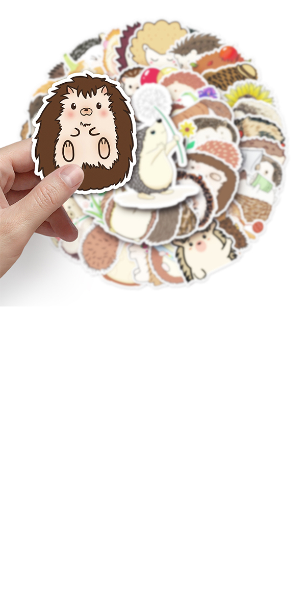  ハリネズミステッカー5