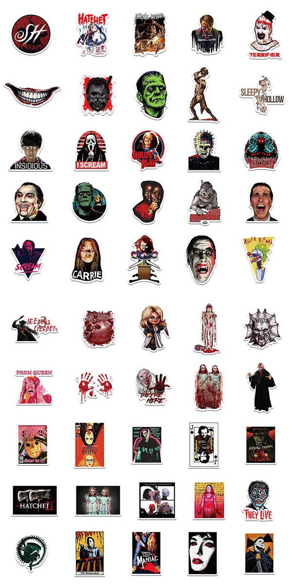 ホラー ステッカー2