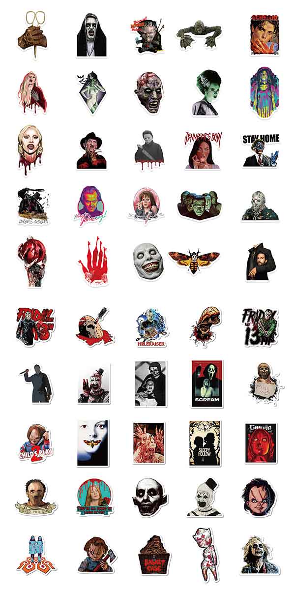 ホラー ステッカー8