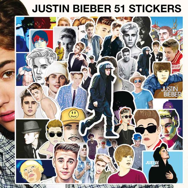 ジャスティンビーバー ステッカー1