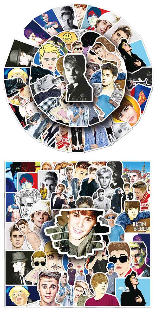 ジャスティンビーバー ステッカー3