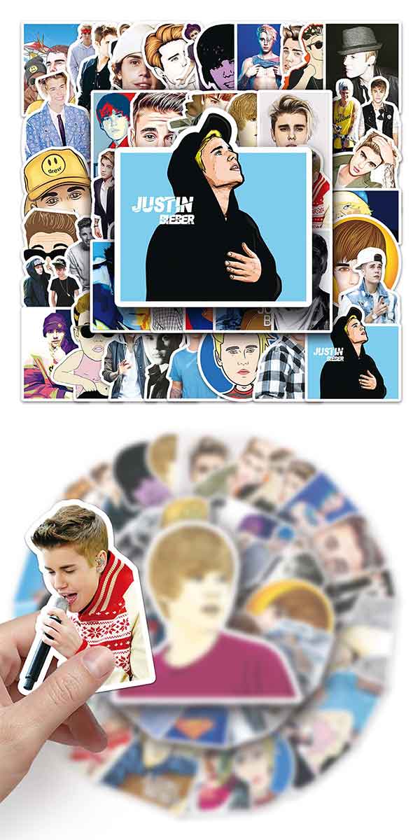 ジャスティンビーバー ステッカー4