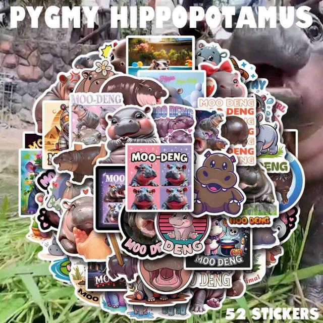 
コビトカバ ステッカー 1