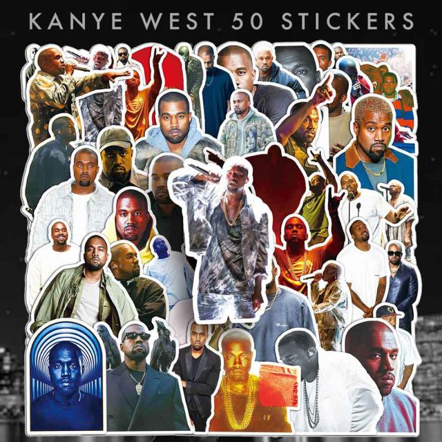  カニエベアステッカー1