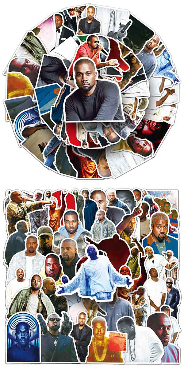  カニエベアステッカー4