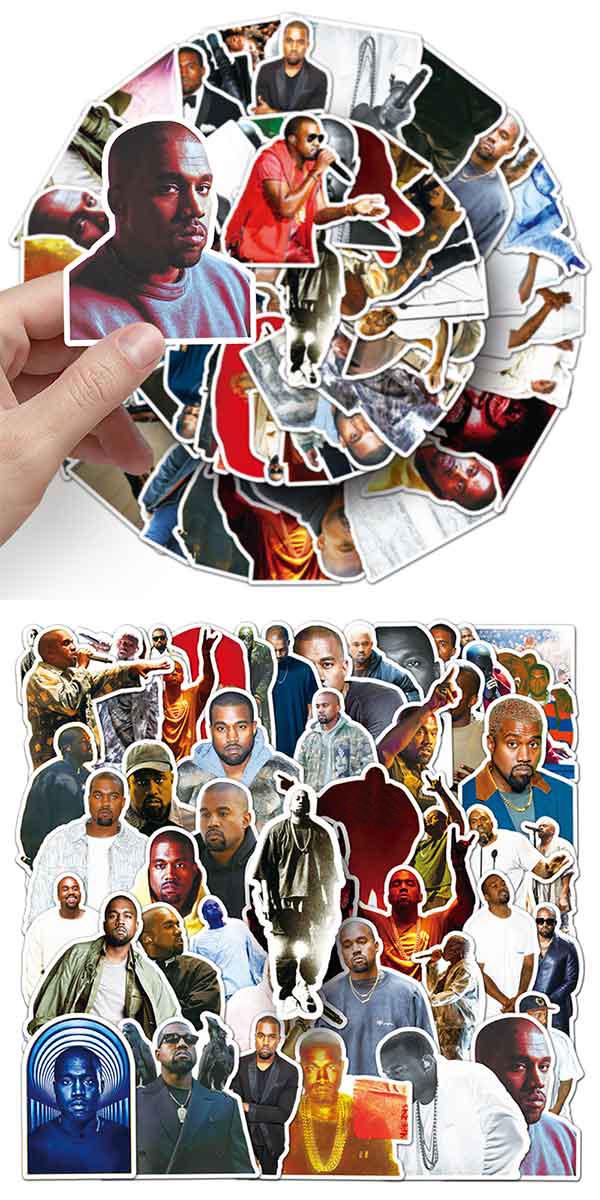  カニエベアステッカー5