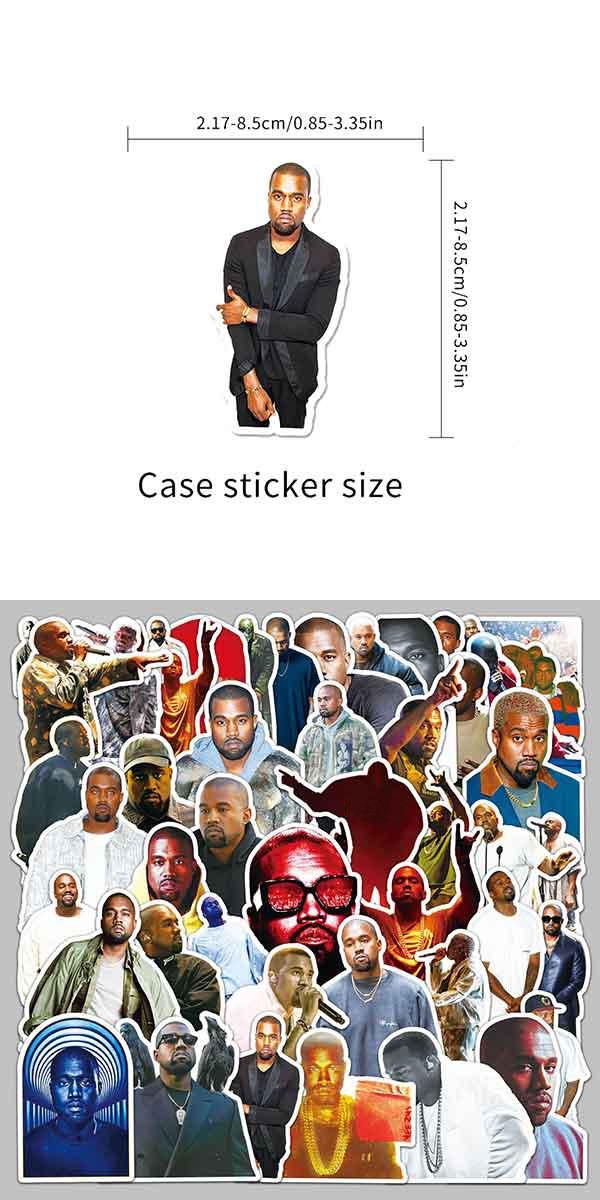  カニエベアステッカー6