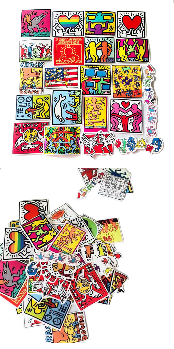 キースヘリング ステッカー2
