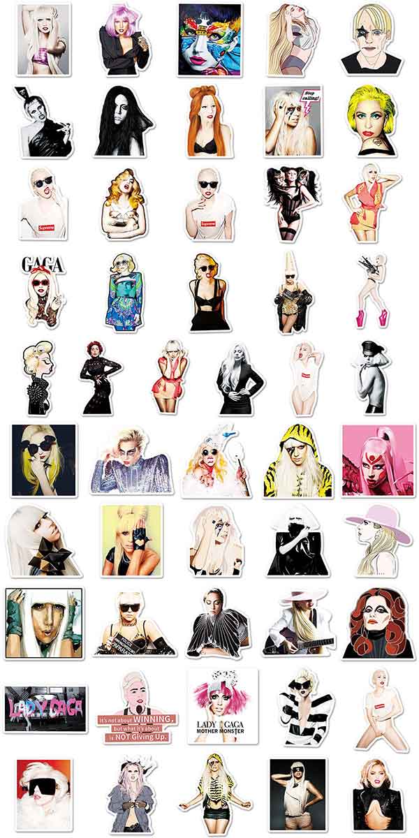  レディーガガ ステッカー2