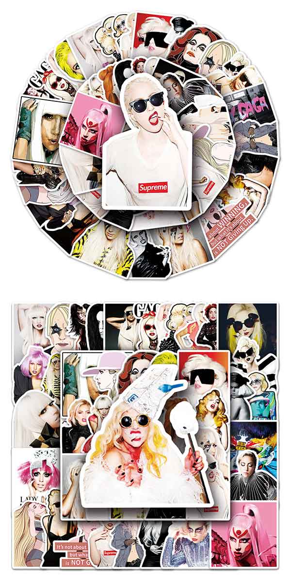  レディーガガ ステッカー3
