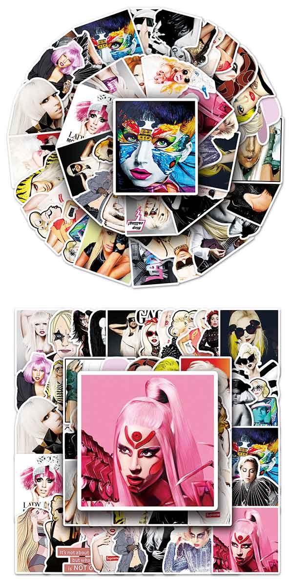  レディーガガ ステッカー4