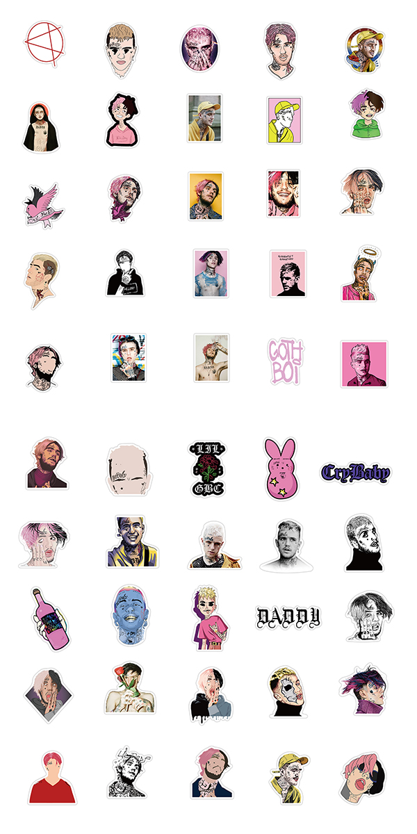  リルピープ ステッカー2