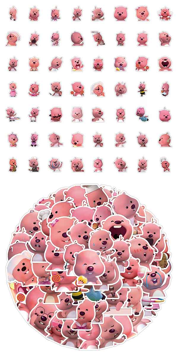 ルーピー ステッカー 2