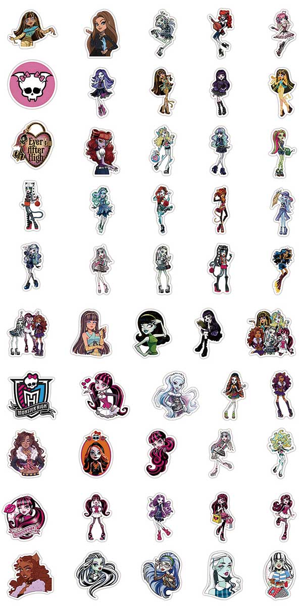  モンスターハイ ステッカー2