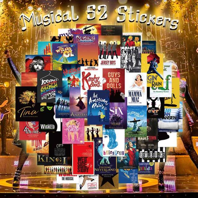 
ミュージカル ステッカー 1