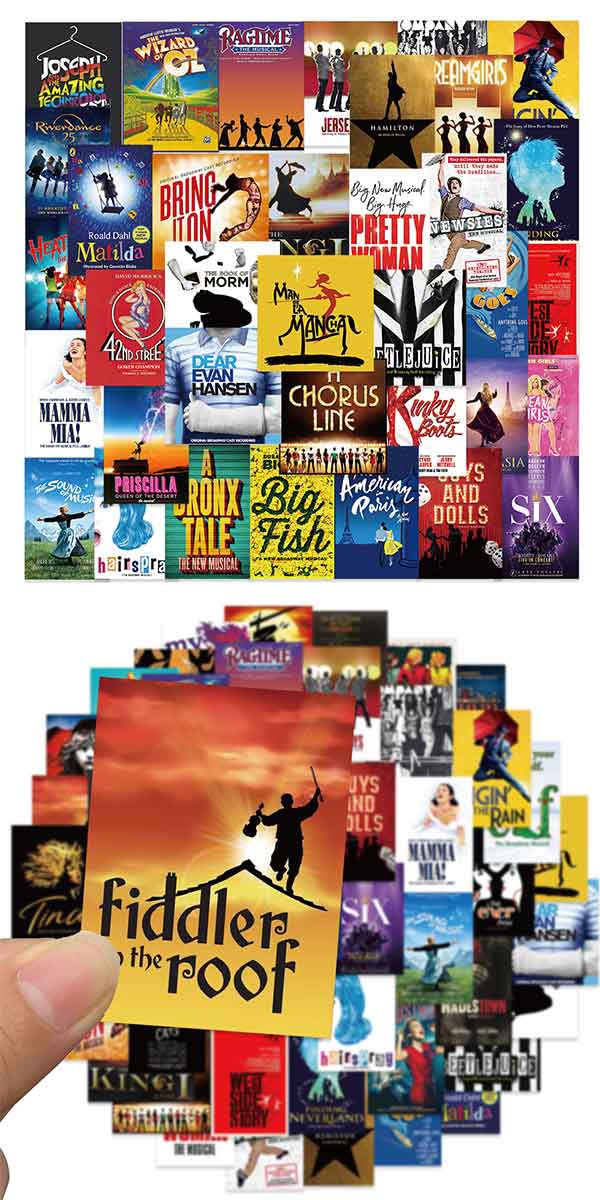 
ミュージカル ステッカー 3