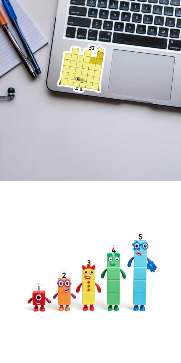 ナンバーブロックス ステッカー 6