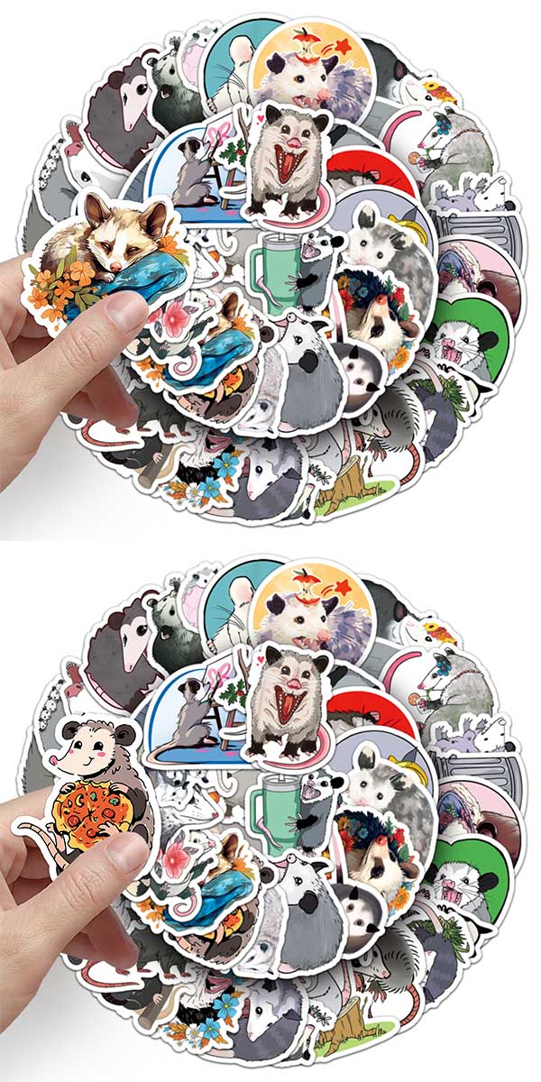 オポッサム ステッカー 6