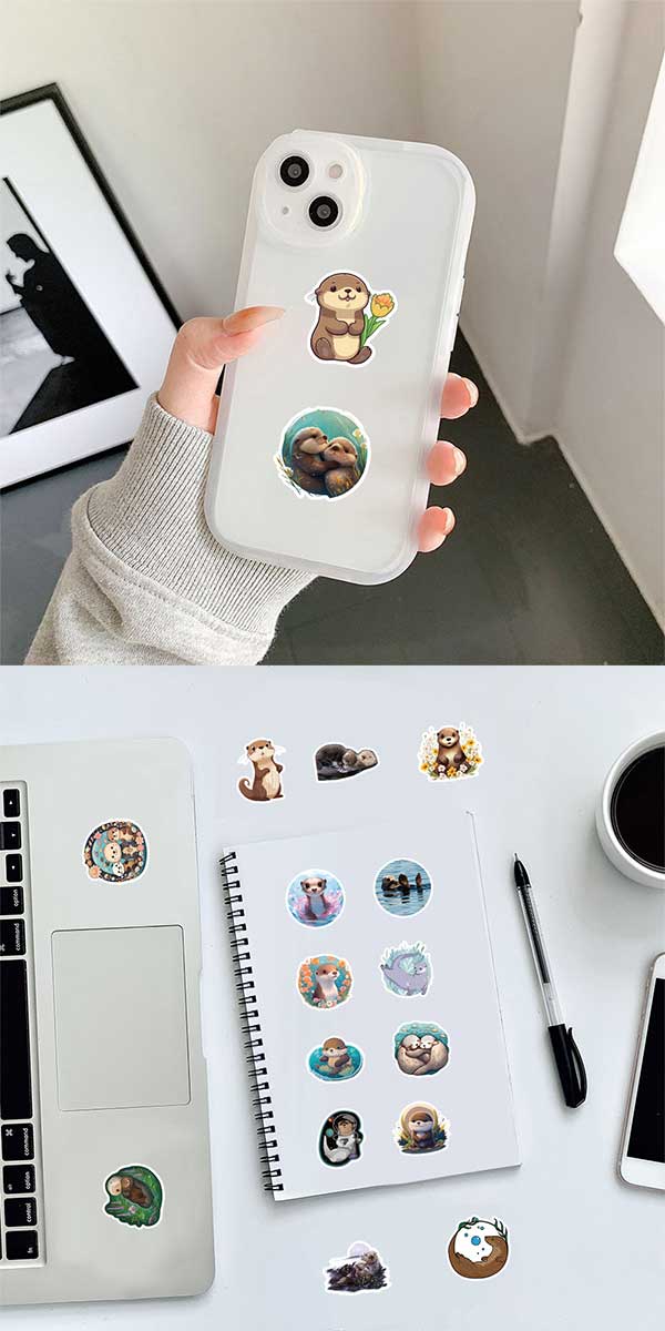 カワウソ ステッカー6