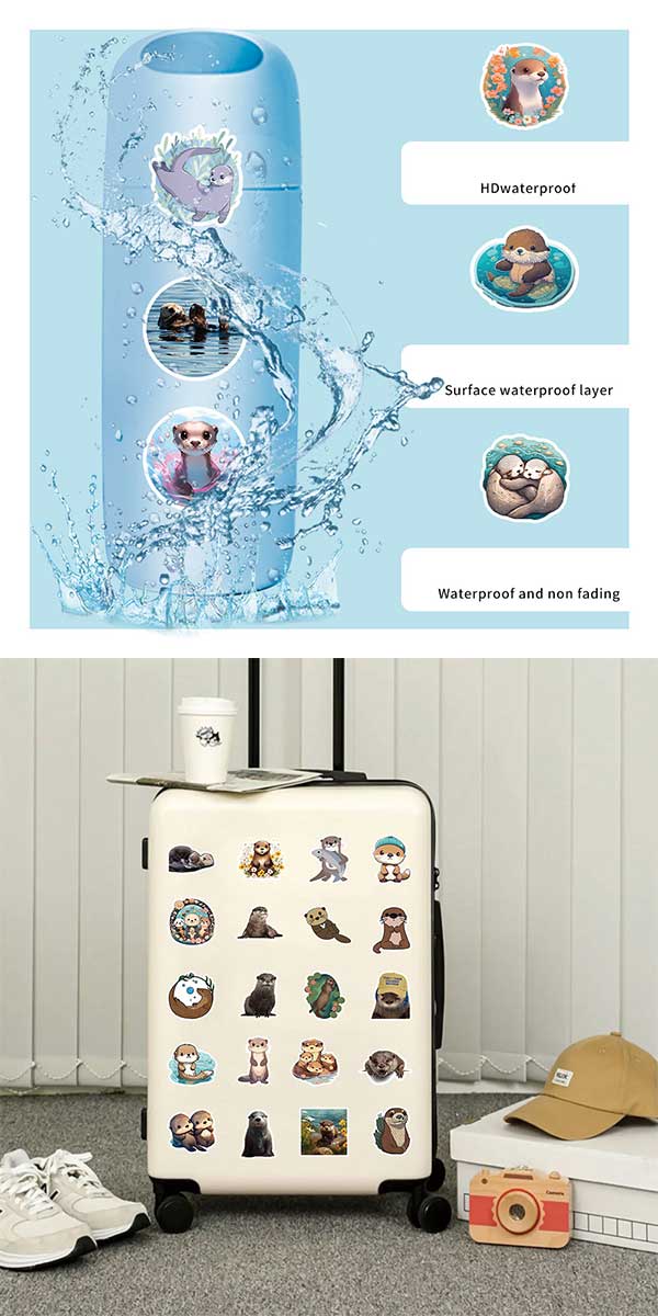 カワウソ ステッカー7