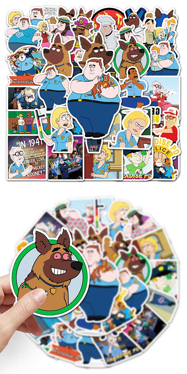 パラダイス警察 ステッカー 3