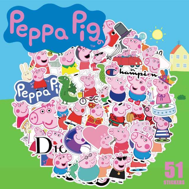 ペッパピッグ ステッカー1