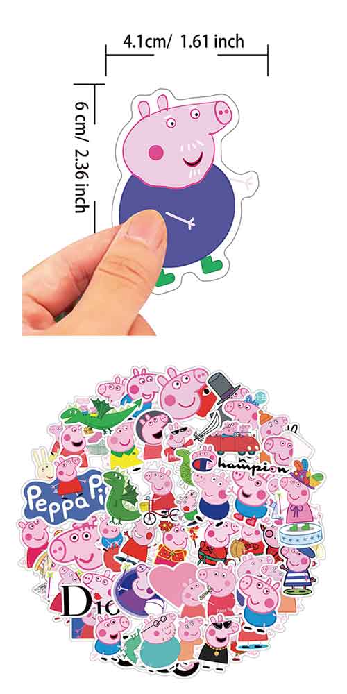ペッパピッグ ステッカー3