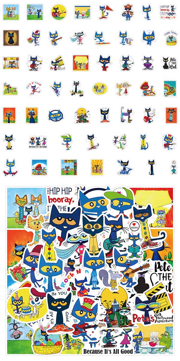 ねこのピート ステッカー2