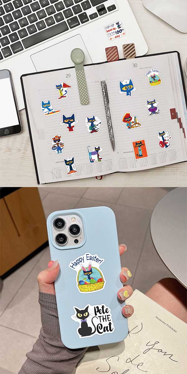 ねこのピート ステッカー5