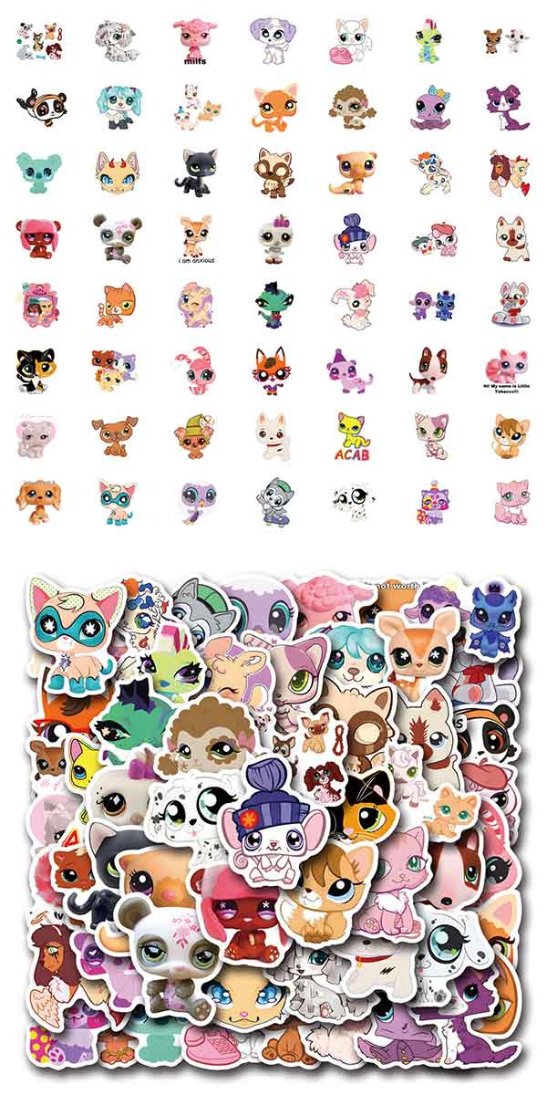 リトルペットショップ ステッカー 2