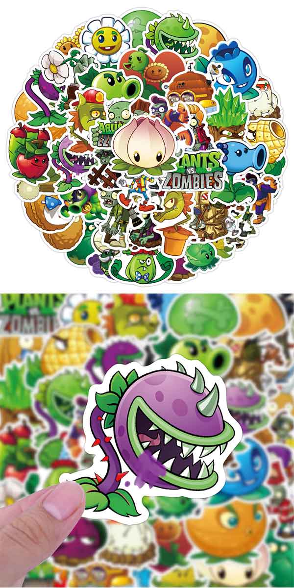  プラントvsゾンビ ステッカー3